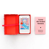 Laurence King Publishing - LIEBES - ORAKEL MINI Tarotkarten - Spiel - ROSA ECK