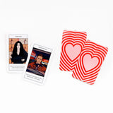 Laurence King Publishing - LIEBES - ORAKEL MINI Tarotkarten - Spiel - ROSA ECK