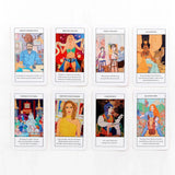 Laurence King Publishing - LIEBES - ORAKEL MINI Tarotkarten - Spiel - ROSA ECK