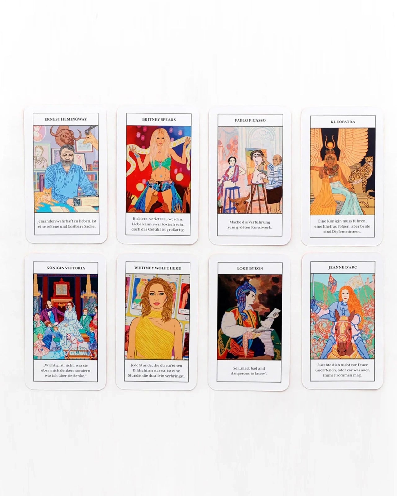 Laurence King Publishing - LIEBES - ORAKEL MINI Tarotkarten - Spiel - ROSA ECK