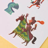 Londji - Kinder-Tattoos • Chevaliers - ROSA ECK