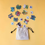Londji - Taschenpuzzle (ab 3 Jahren) • My Little Farm - ROSA ECK