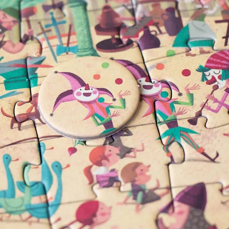 Londji - Taschenpuzzle (ab 5 Jahren) • Castle - ROSA ECK