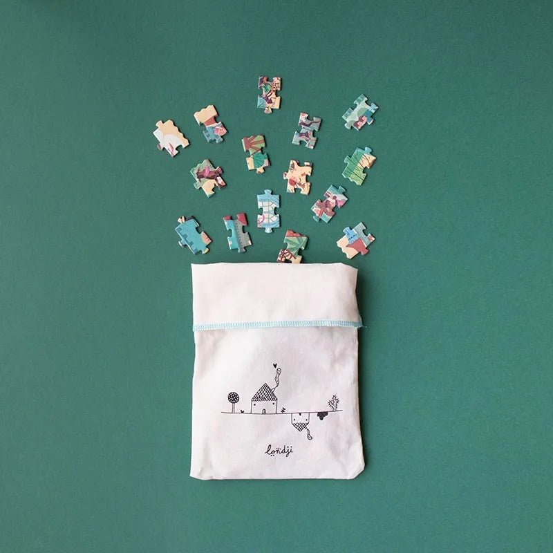 Londji - Taschenpuzzle (ab 5 Jahren) • Castle - ROSA ECK