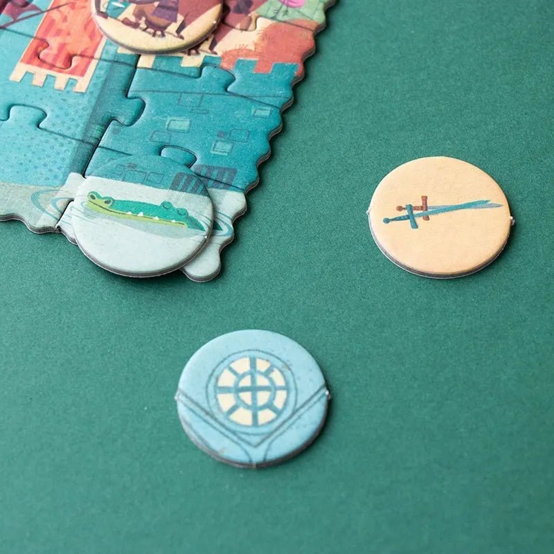 Londji - Taschenpuzzle (ab 5 Jahren) • Castle - ROSA ECK