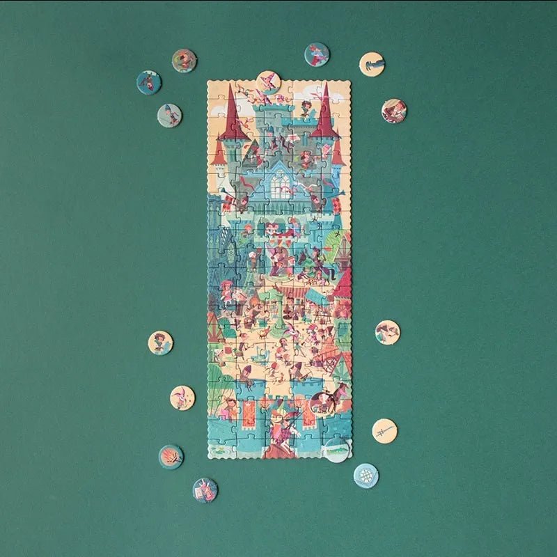 Londji - Taschenpuzzle (ab 5 Jahren) • Castle - ROSA ECK