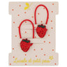 Luciole et Petit Pois - ERDBEERE Mini - Haargummis (2er - Set) - ROSA ECK