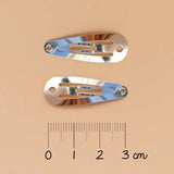 Luciole et Petit Pois - ERDBEERE Mini - Haarspangen (2er - Set) - ROSA ECK