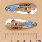 Luciole et Petit Pois - HERZ Mini - Haarspangen (2er - Set) - ROSA ECK