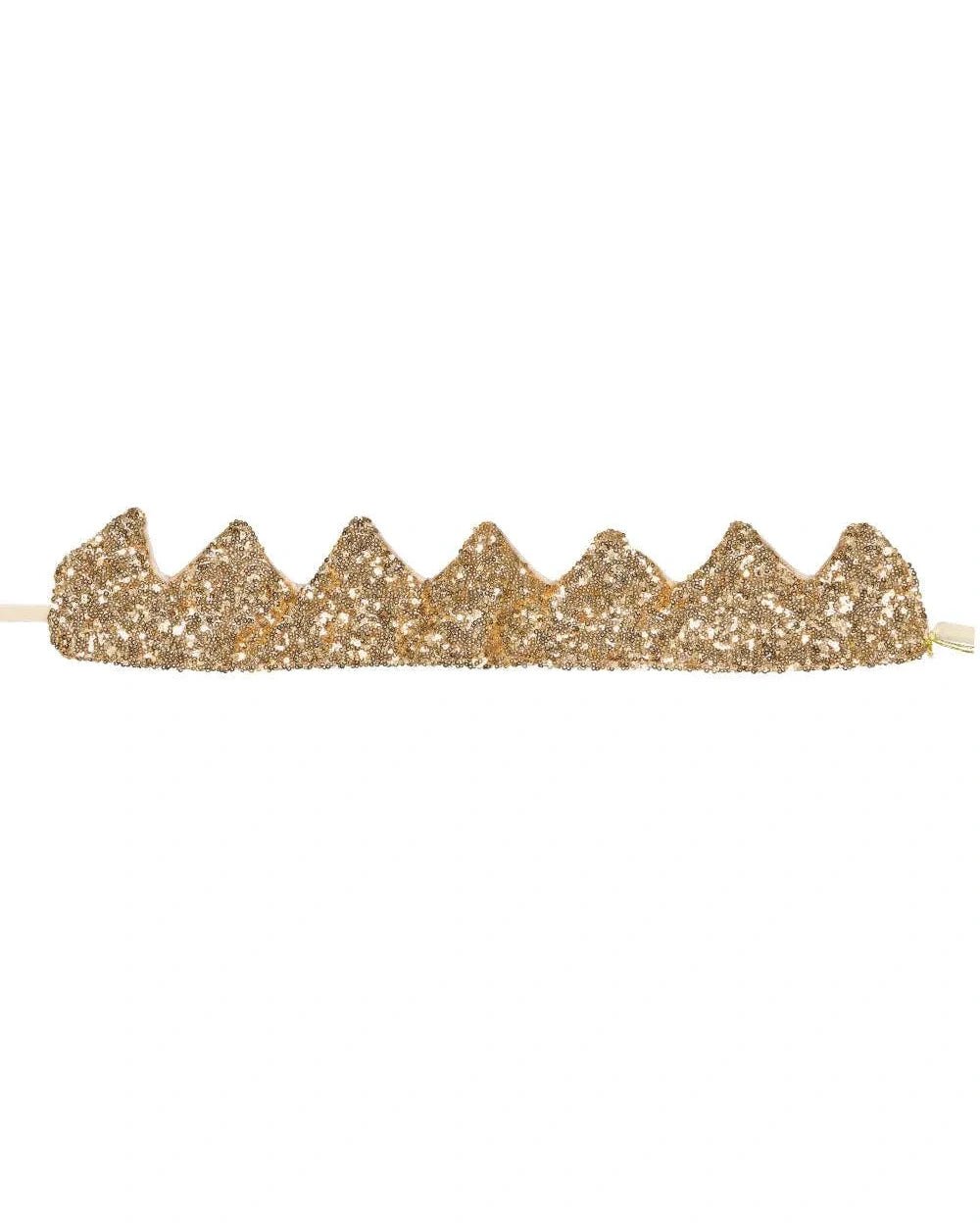 Luciole et Petit Pois - KRONE Kostümaccessoire • Goldene Pailletten - ROSA ECK