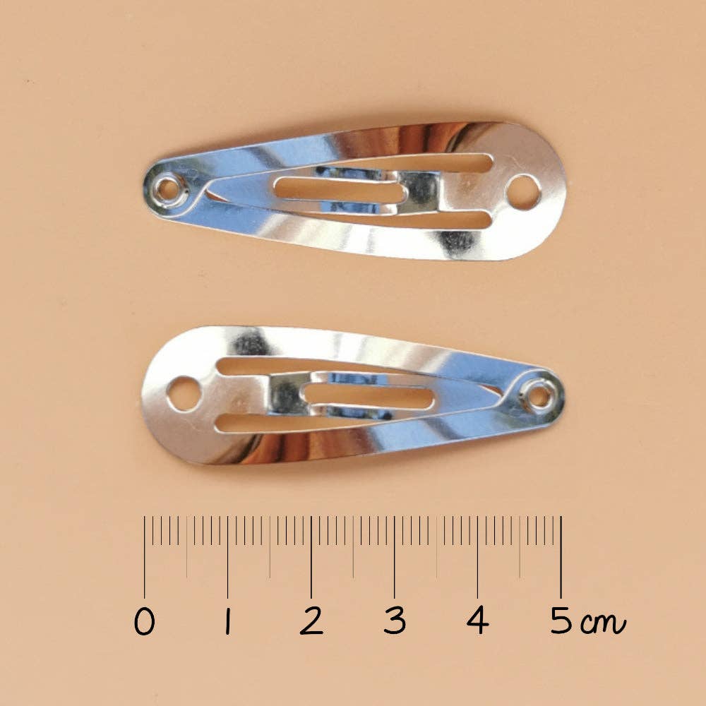Luciole et Petit Pois - LEO HERZ Mini-Haarspangen (2er-Set) - ROSA ECK