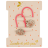Luciole et Petit Pois - SHELLS Mini - Haargummis (2er - Set) - ROSA ECK