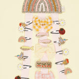 Luciole et Petit Pois - SUNNY THE HUMMINGBIRD Mini - Haarspangen (2er - Set) - ROSA ECK