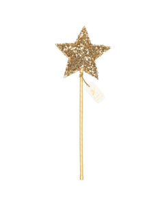 Luciole et Petit Pois - ZAUBERSTAB Kostümaccessoire • Goldene Pailletten - ROSA ECK