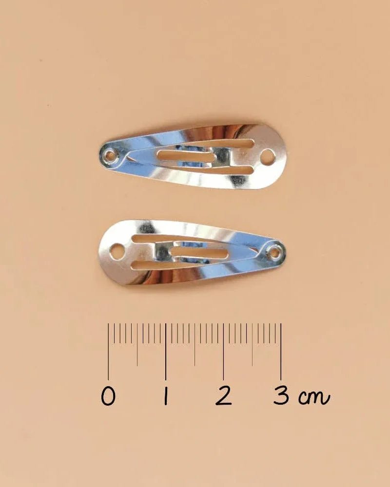 Luciole et Petit Pois - ZITRONE Mini - Haarspangen (2er - Set) - ROSA ECK