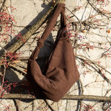 Lukkily - LUKKILY BAG 1 • Cord chocolate - Tasche - ROSA ECK Concept Store