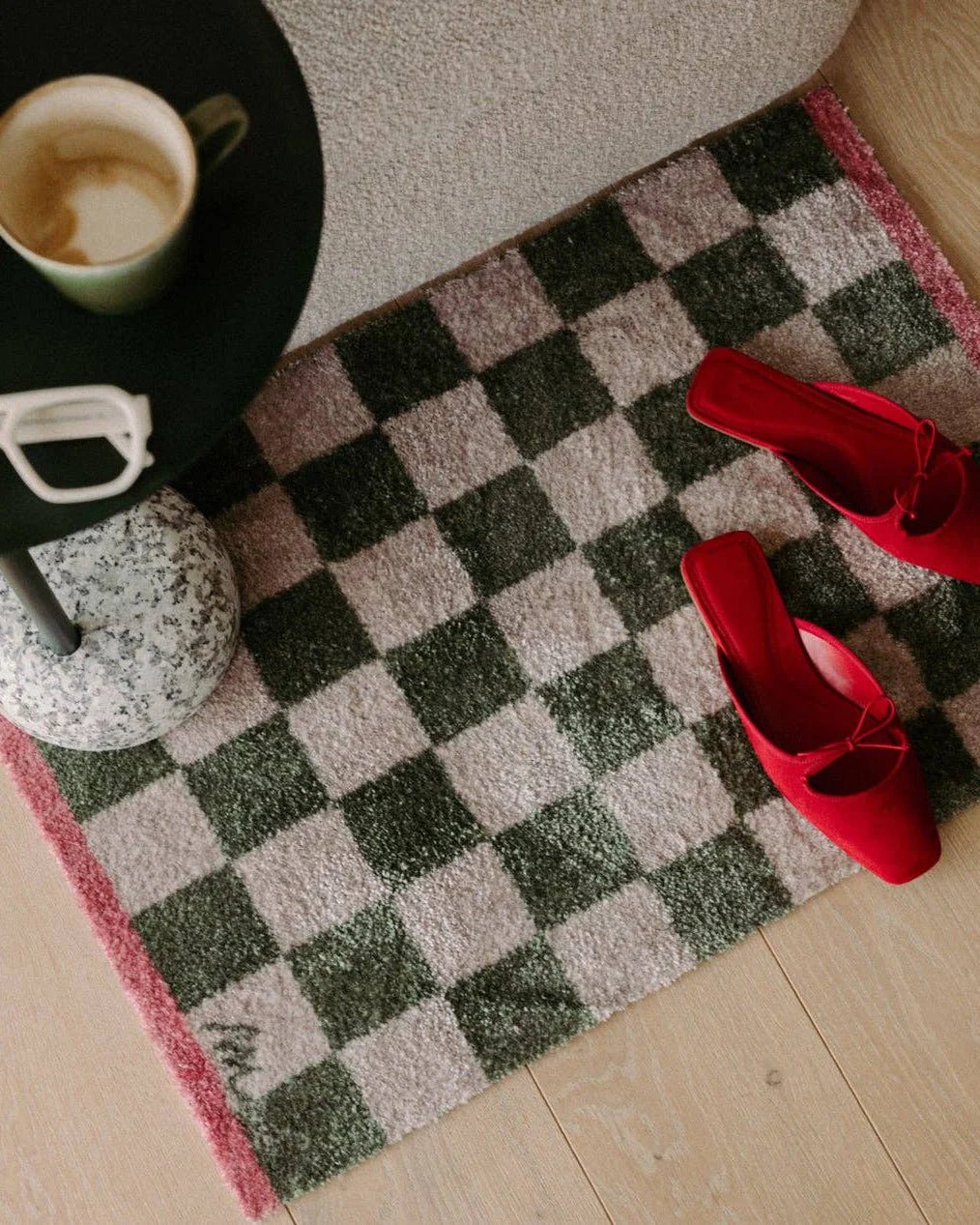 MAD ABOUT MATS - DINO Fußmatte - ROSA ECK