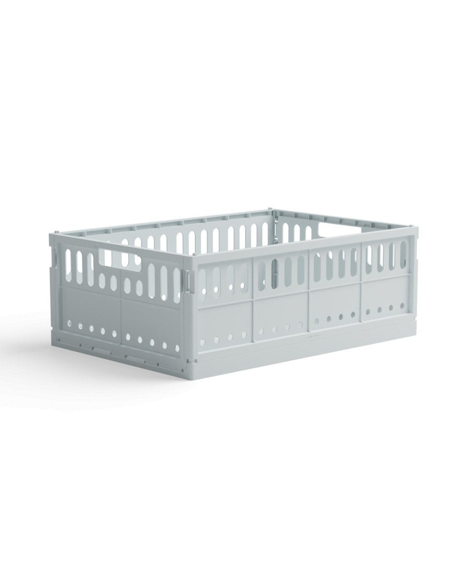 Made Crate - Klappbox Maxi Ice Cube Blue - ROSA ECK - Blau, ,
