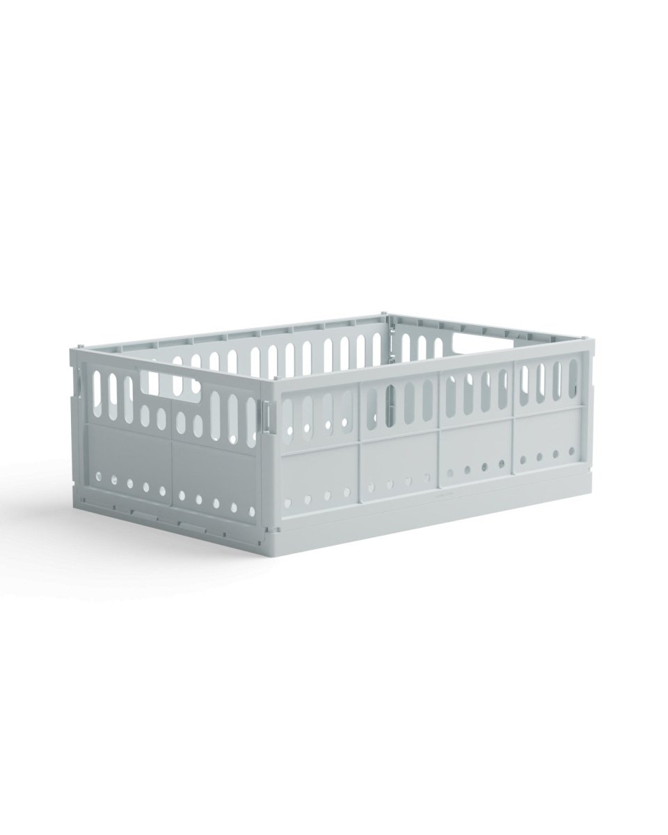 Made Crate - Klappbox Maxi Ice Cube Blue - ROSA ECK - Blau, ,