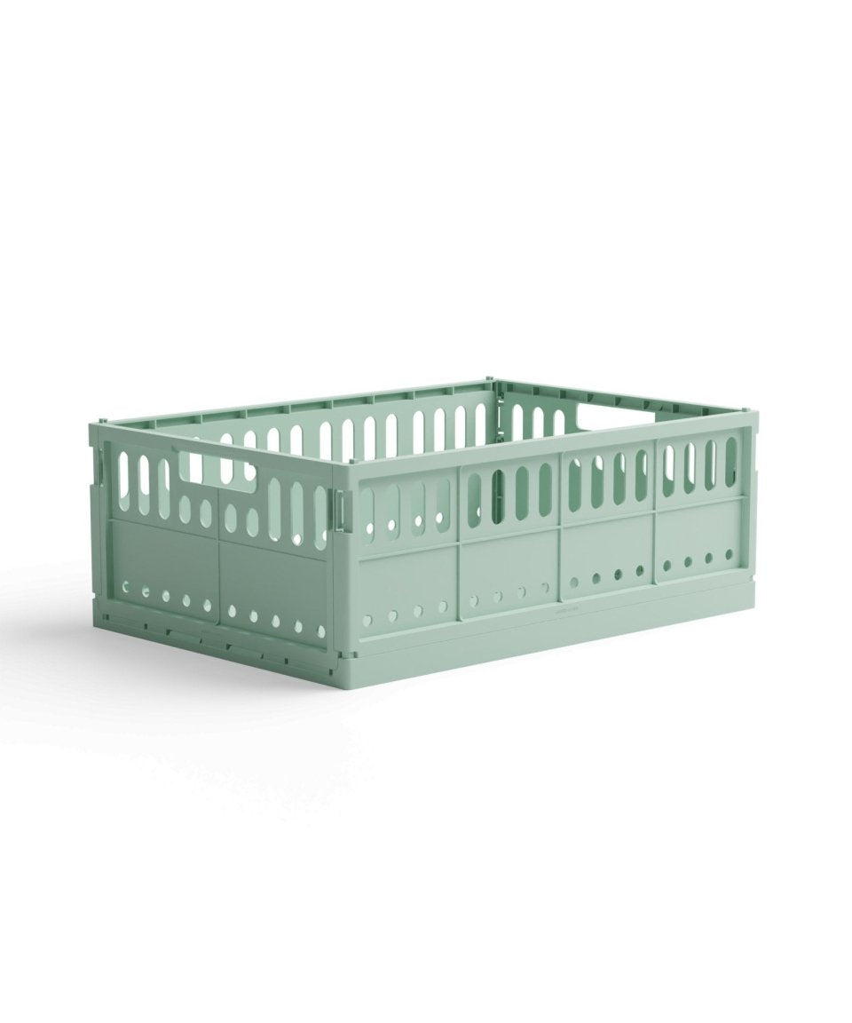 Made Crate - Klappbox Maxi Minty - ROSA ECK - Grün, ,