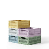Made Crate - Klappbox Midi Green Bean Green - ROSA ECK - Grün, ,