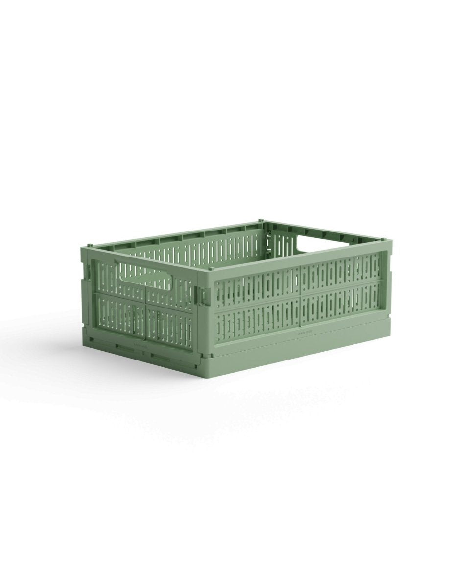 Made Crate - Klappbox Midi Green Bean Green - ROSA ECK - Grün, ,