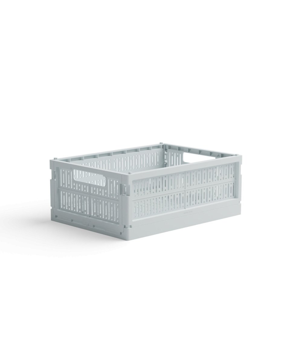Made Crate - Klappbox Midi Ice Cube Blue - ROSA ECK - Blau, ,