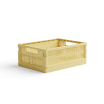 Made Crate - Klappbox Midi Lemon Cream - ROSA ECK - Gelb, ,