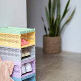 Made Crate - Klappbox Midi Milk - ROSA ECK - Weiß, ,