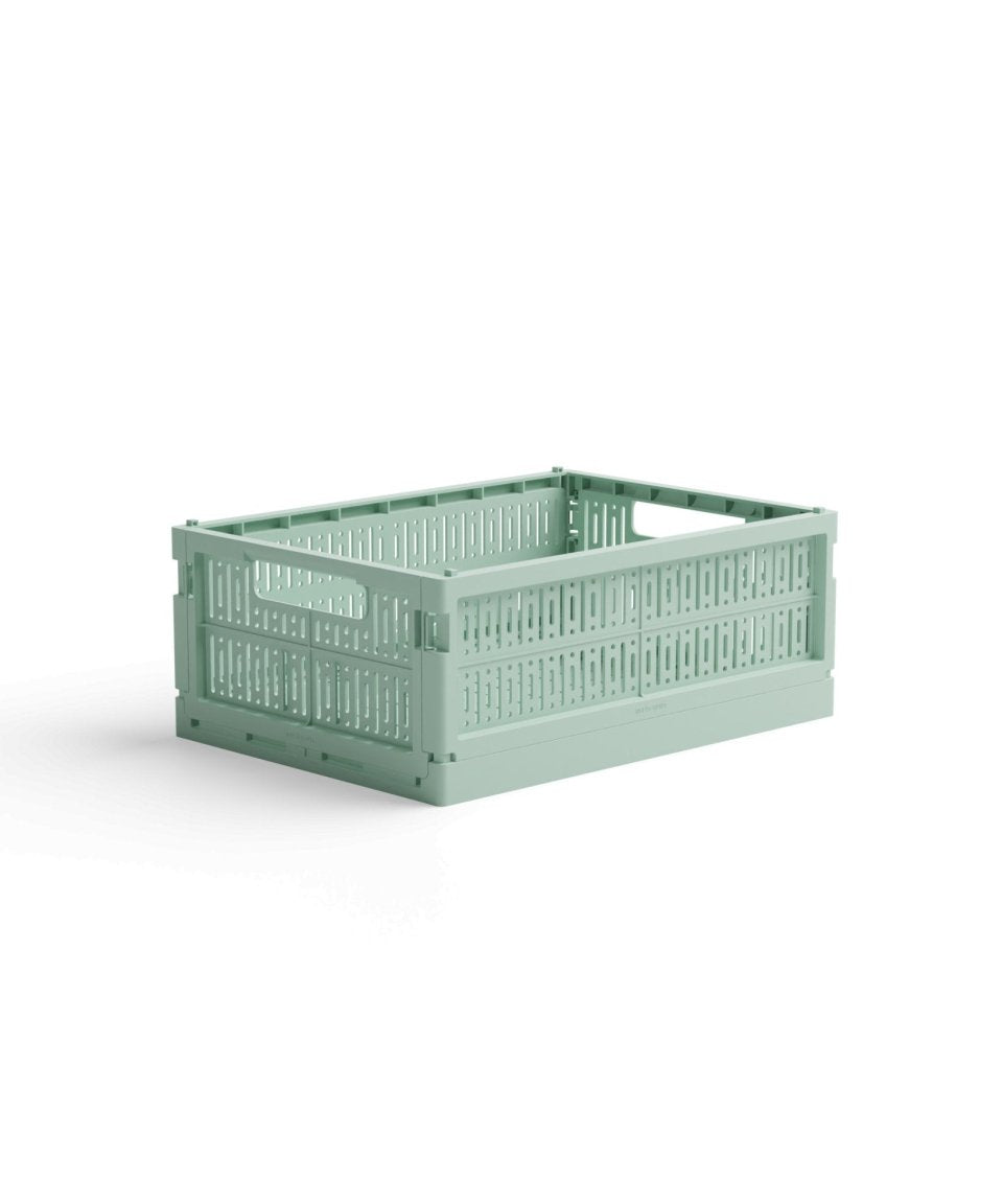 Made Crate - Klappbox Midi Minty - ROSA ECK - Grün, ,