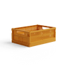 Made Crate - Klappbox Midi Mustard - ROSA ECK - Gelb, ,
