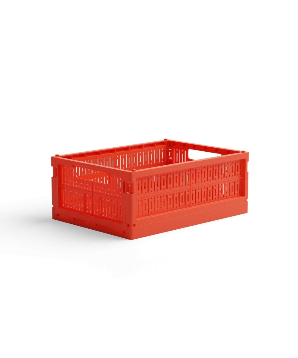 Made Crate - Klappbox Midi So Bright So Red - ROSA ECK - Rot, ,