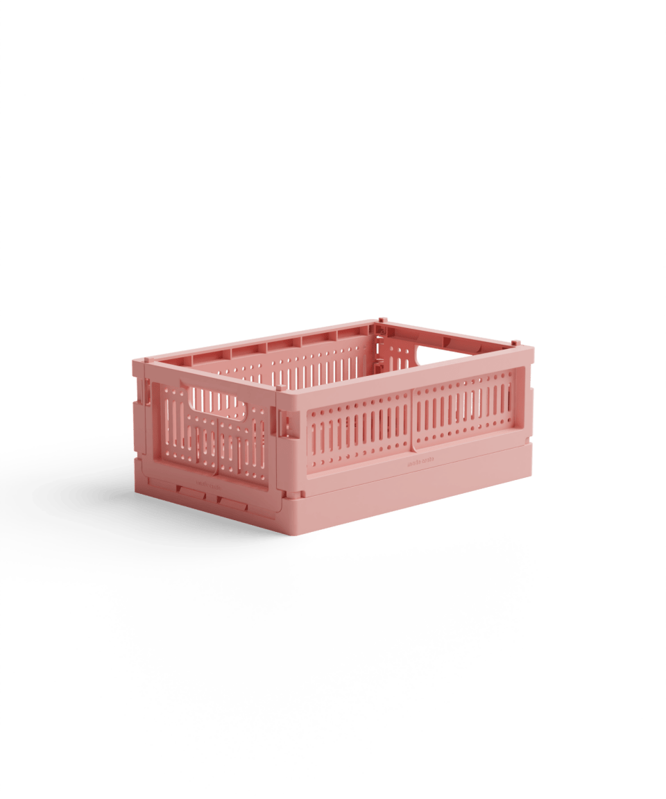 Made Crate - Klappbox Mini Candyfloss Pink - ROSA ECK - Pink, ,