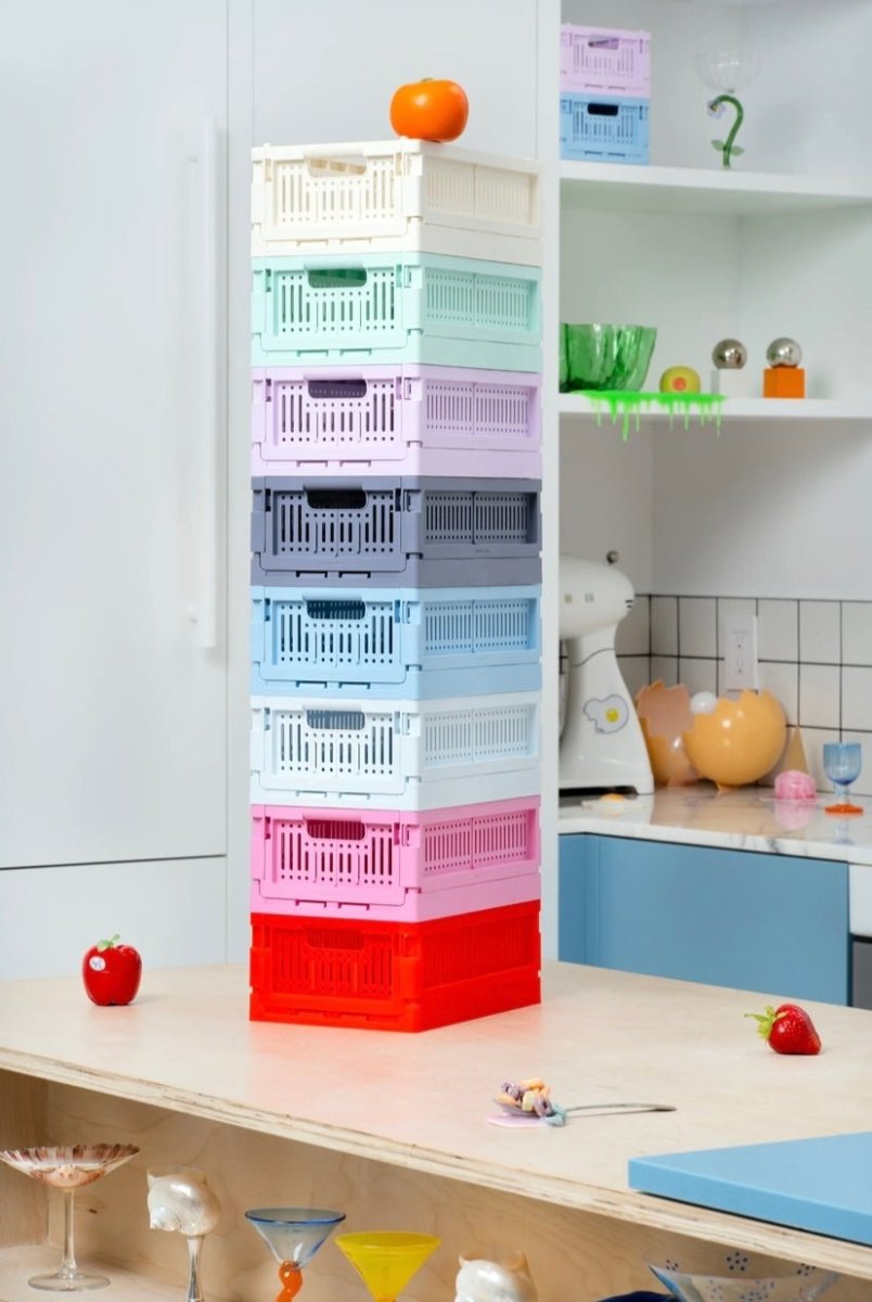 Made Crate - Klappbox Mini Ice Cube Blue - Klappbox - ROSA ECK