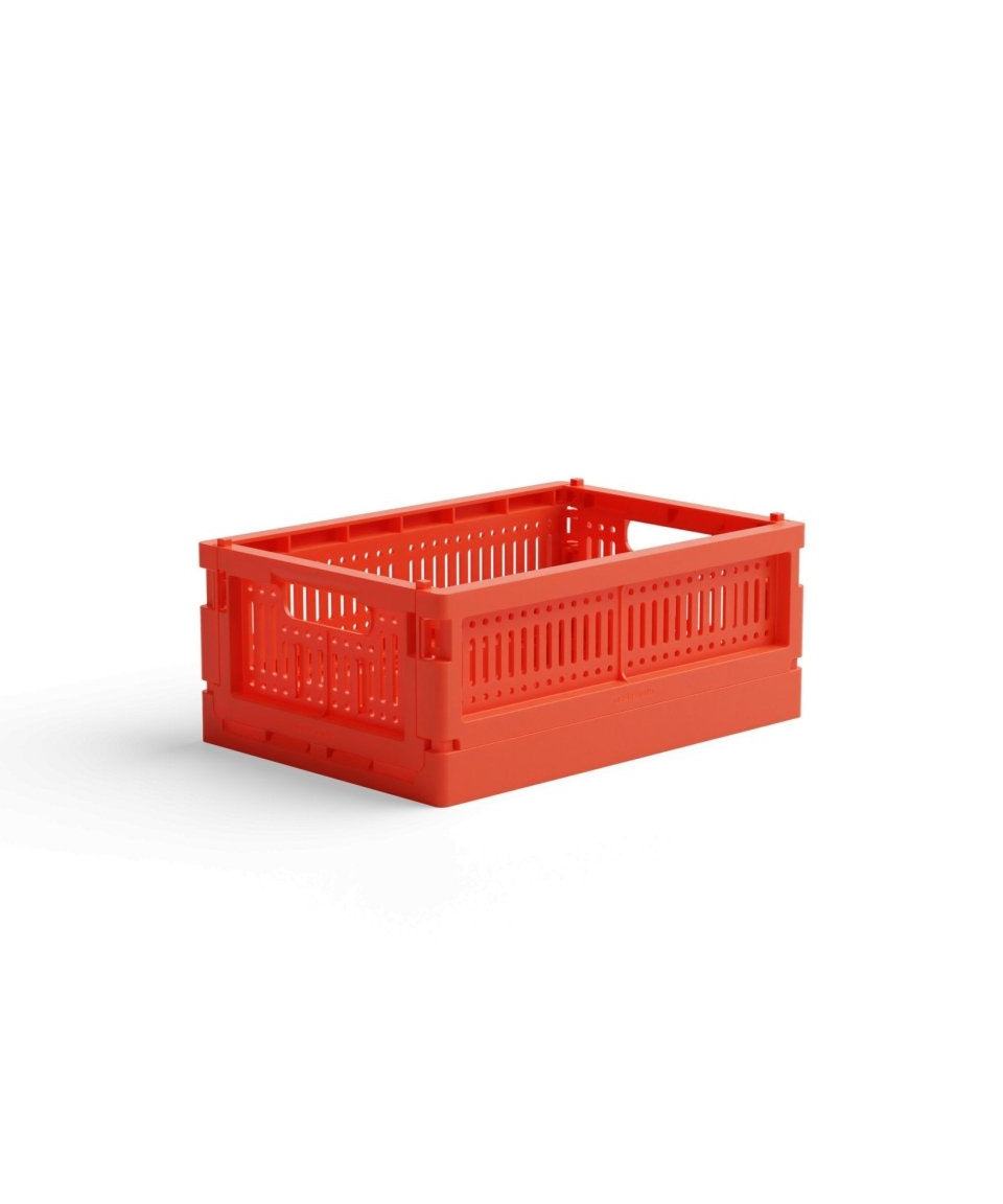 Made Crate - Klappbox Mini So Bright So Red - ROSA ECK - Rot, ,