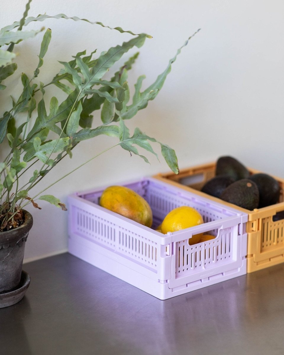 Made Crate - Klappbox Mini Soft Fuchsia - Klappbox - ROSA ECK