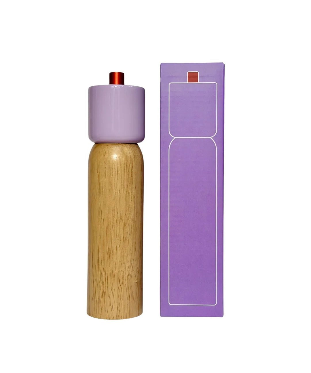 MAEGEN - Großer Salz - und Pfefferstreuer | Lilac/Red - Salz - und Pfefferstreuer - ROSA ECK Concept Store