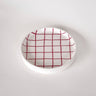 Magazin Minori - GRID Kleiner Teller mit Linienraster • tramonto red - Teller - ROSA ECK Concept Store