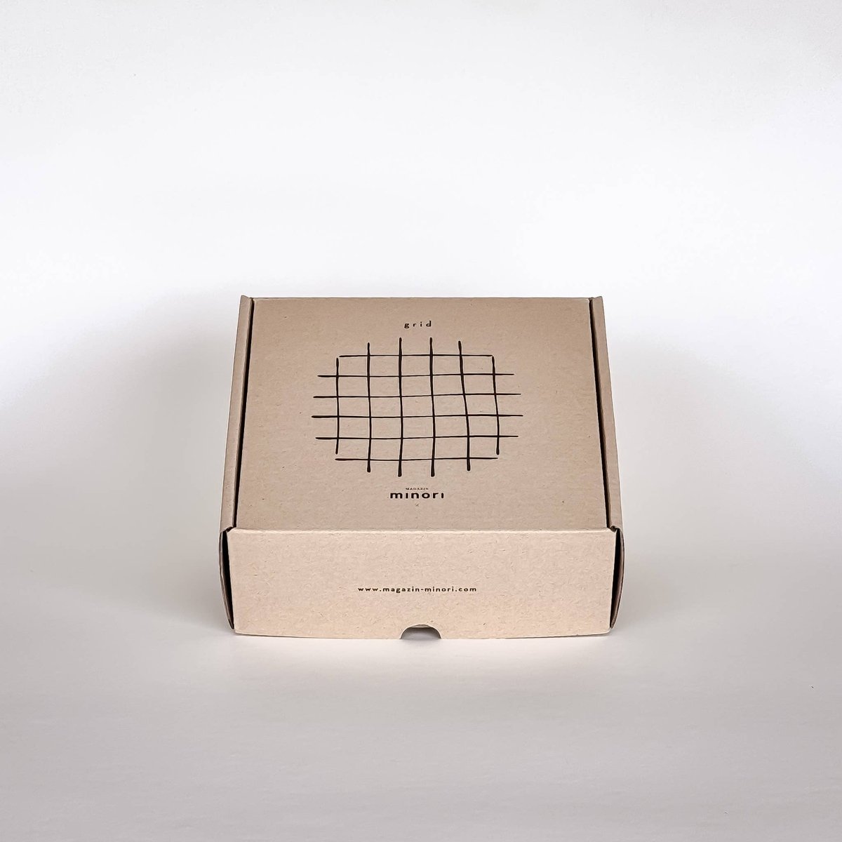 Magazin Minori - GRID Schale mit Linienraster • tramonto red - Schüssel - ROSA ECK Concept Store