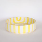 Magazin Minori - STRIPES Große Schale mit Streifen • Spiaggia Yellow - Schüssel - ROSA ECK