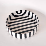 Magazin Minori - STRIPES Große Schale mit Streifen • volcano black - Schüssel - ROSA ECK Concept Store
