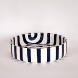 Magazin Minori - STRIPES Große Schale mit Streifen • volcano black - Schüssel - ROSA ECK Concept Store