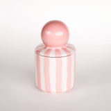 Magazin Minori - STRIPES Kerze im Keramikgefäß • incanto rose - ROSA ECK