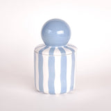 Magazin Minori - STRIPES Kerze im Keramikgefäß • morning azzurro - ROSA ECK