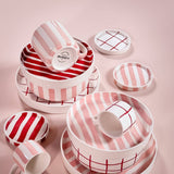 Magazin Minori - STRIPES Kleiner Teller • incanto rose - Teller - ROSA ECK Concept Store