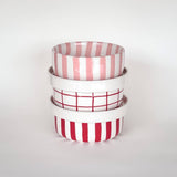 Magazin Minori - STRIPES Kleiner Teller • tramonto red - Teller - ROSA ECK Concept Store