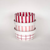 Magazin Minori - STRIPES Kleiner Teller • tramonto red - Teller - ROSA ECK Concept Store