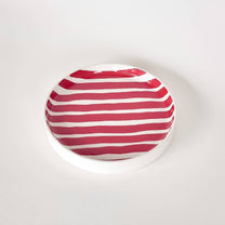 Magazin Minori - STRIPES Kleiner Teller • tramonto red - Teller - ROSA ECK Concept Store
