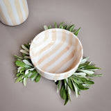 Magazin Minori - STRIPES Schale | boho beige - ROSA ECK - Beige, Schüssel,