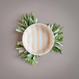 Magazin Minori - STRIPES Schale | boho beige - ROSA ECK - Beige, Schüssel,
